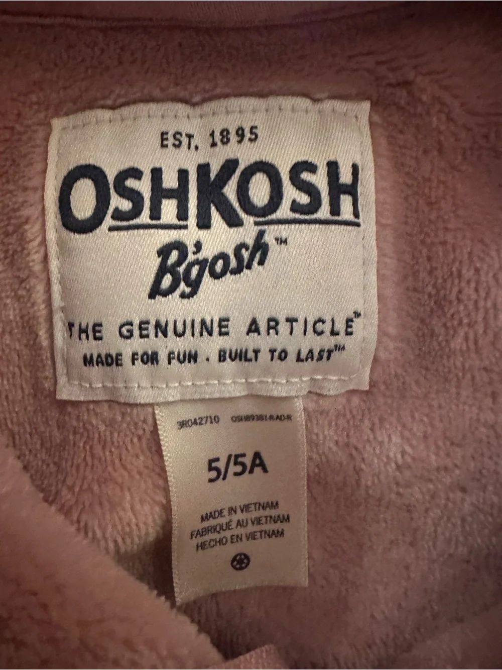 OshKosh Bgosh soft teddy